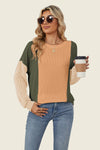 Rae Contrast Long Sleeve Top
