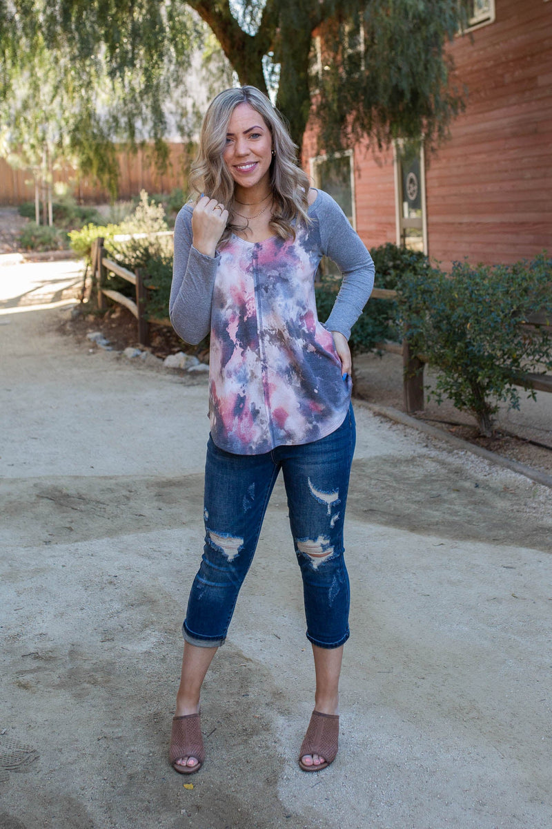 Geode Raglan Top