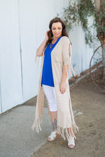 On the Fringe Duster Cardigan