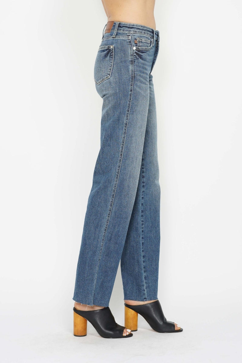 Suki Tummy Control Straight Judy Blue Jeans