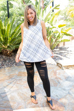 Plaid to Meet You Tank