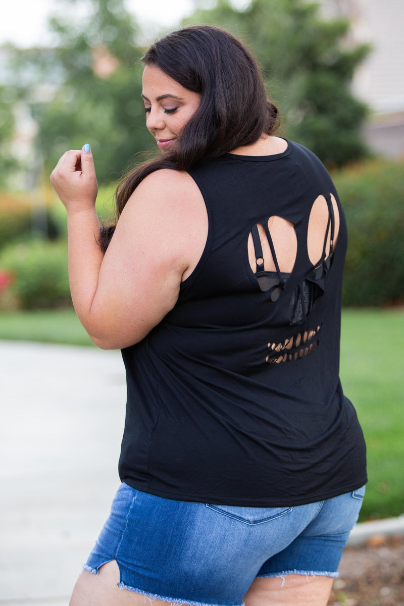 Bad To The Bone Sleeveless Top