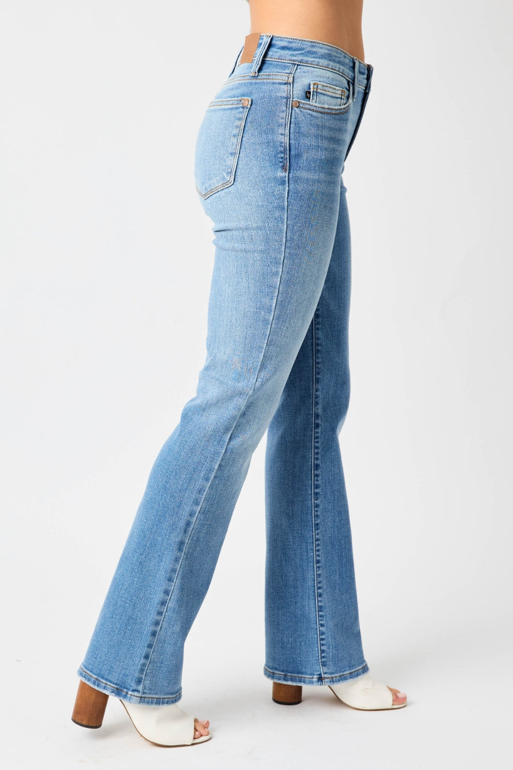 Jasmine Mid-Rise Waist Straight Judy Blue Jeans