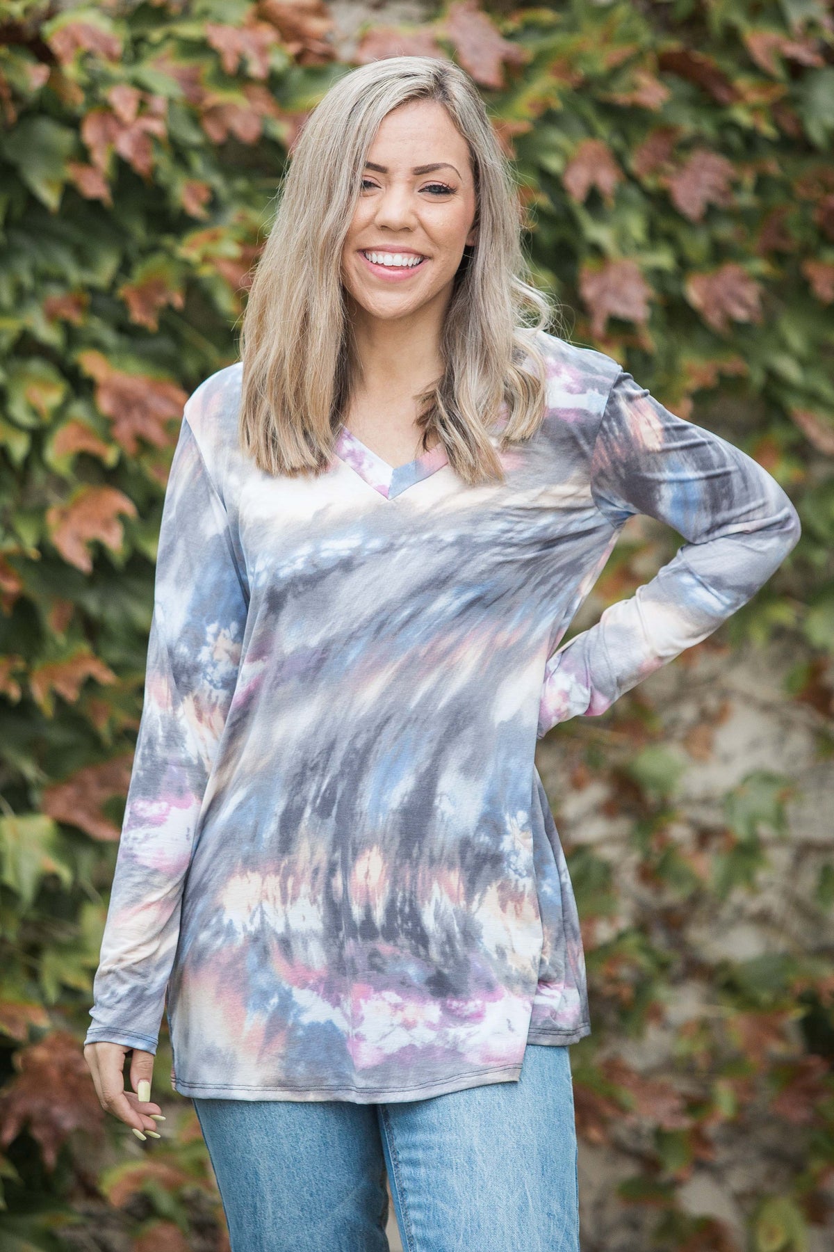 Sky Gazing Long Sleeve Top