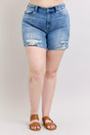 Charley High Rise Distressed Cutoff Judy Blue Shorts