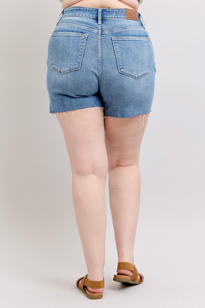 Charley High Rise Distressed Cutoff Judy Blue Shorts