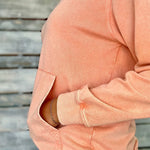 PREORDER: Sia Acid Wash Crochet Hoodie