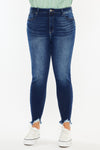 Reese High Rise Frayed Ankle Skinny Kancan Jeans