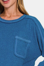 Cameron Ribbed Hacci Knit Top