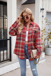 Becca Plaid Button Up Long Sleeve Shirt