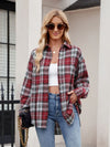 Gemma Pocketed Plaid Long Sleeve Shirt