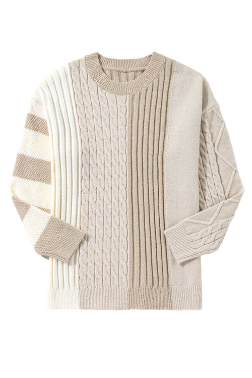 Ramsey Khaki Knit Sweater