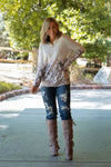 Splashed With Fall Pullover