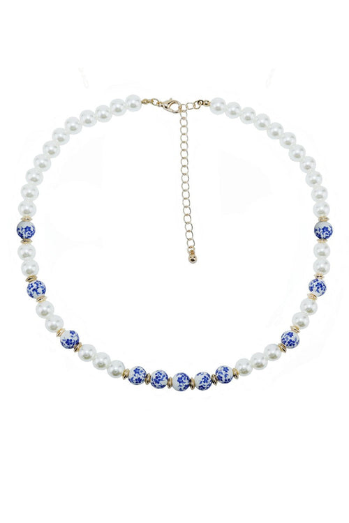 Royal Blossom Pearl Necklace