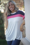 Sweet Caroline Short Sleeve Top