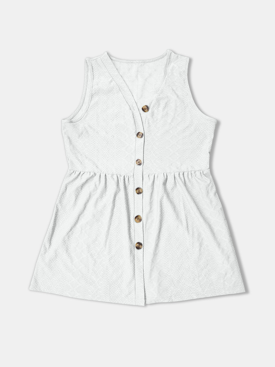 Shiloh Button Up V-Neck Tank