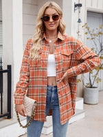 Becca Plaid Button Up Long Sleeve Shirt