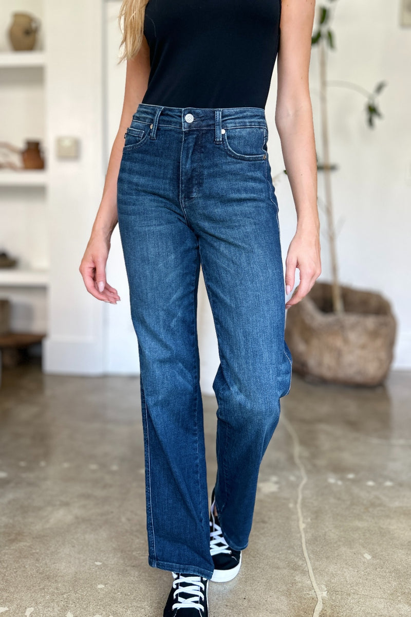 Alicia Tummy Control Straight Judy Blue Jeans