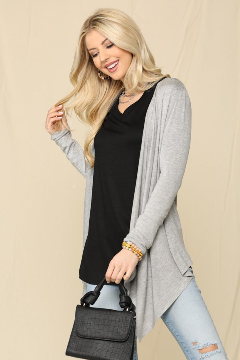 Darby Open Front Knit Cardigan