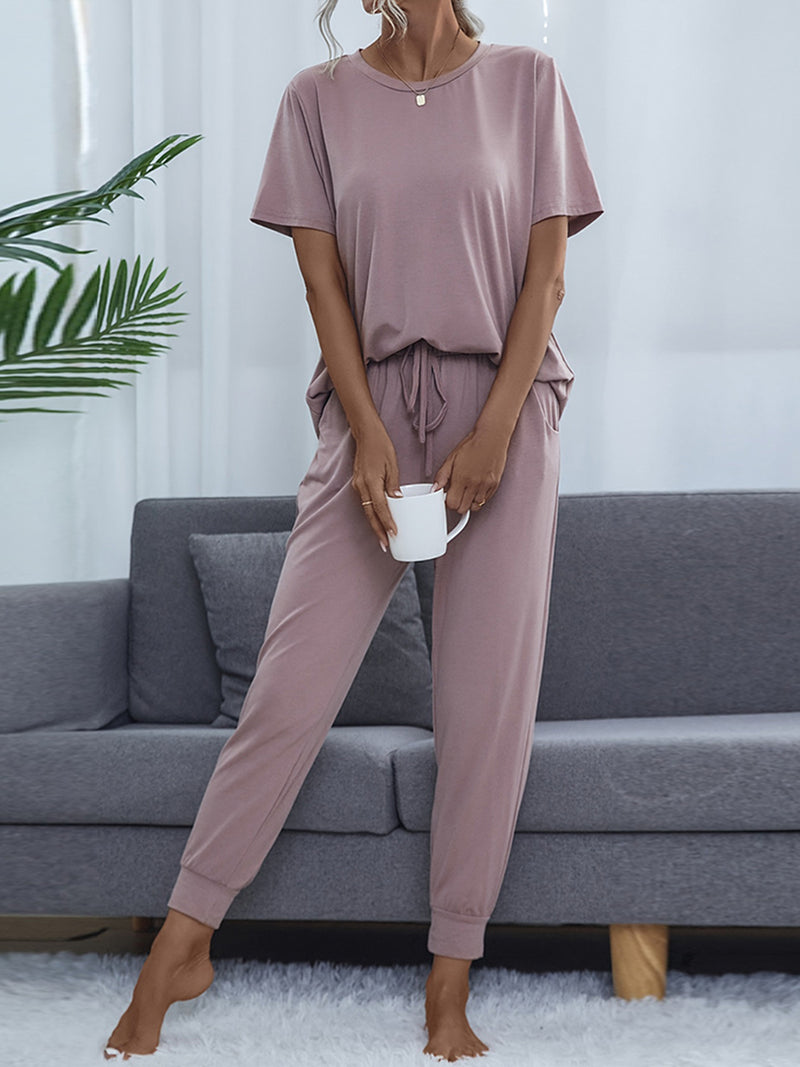 Clara Short Sleeve Top and Pants Set