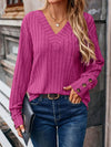 Haven Ribbed V-Neck Long Sleeve
