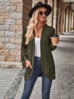 Riley Open Front Cardigan with Pockets