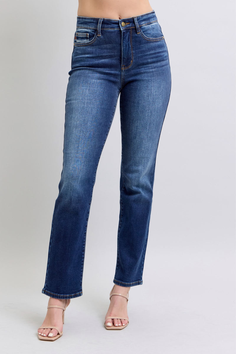 Seraphina Washed Straight Leg Judy Blue Jeans