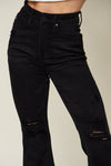 Carmella Judy Blue High Waist Distressed Flare Jeans