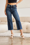 Sloane Tummy Control High Waist Raw Hem  Risen Jeans