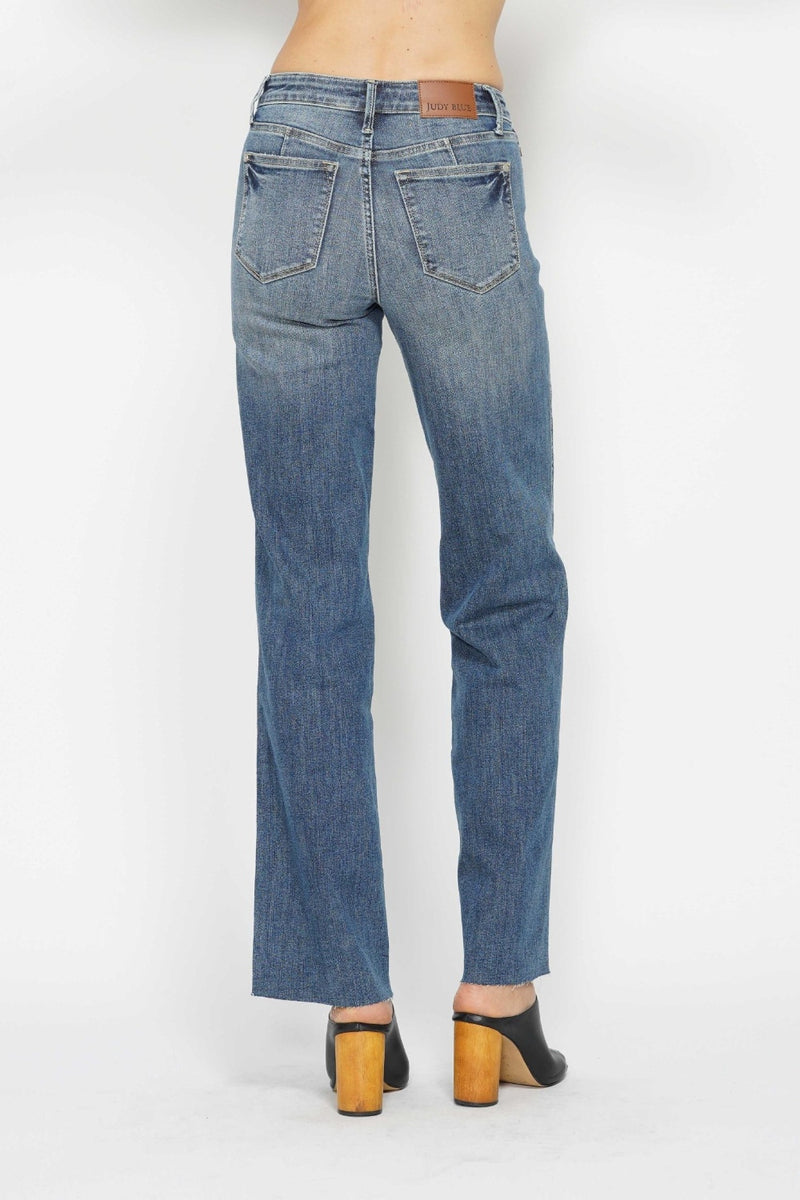 Suki Tummy Control Straight Judy Blue Jeans