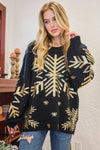 Fiona Foil Snowflake Sweater