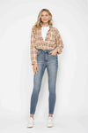 Hazel Tummy Control Contrast Wash Skinny Judy Blue Jeans