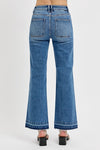Eden RISEN Raw Hem Ankle Bootcut Jeans