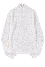 Gracie Lace Floral See Through  Top