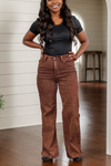 Pumpkin Spice Judy Blue Retro Wide Leg Jeans