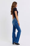 Melanie Mid-Rise Bootcut Judy Blue Jeans with Thermal Lining