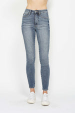 Hazel Tummy Control Contrast Wash Skinny Judy Blue Jeans