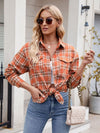 Becca Plaid Button Up Long Sleeve Shirt