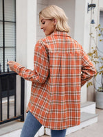 Becca Plaid Button Up Long Sleeve Shirt