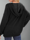 Kaia Textured Kangaroo Pocket Hoodie