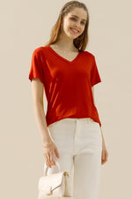 Hazel V-Neck Short Sleeve T-Shirt