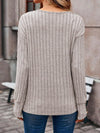 Haven Ribbed V-Neck Long Sleeve