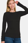 Hilary Brushed Microfiber Long Sleeve