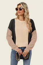 Rae Contrast Long Sleeve Top