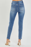 Braylee RISEN High Rise Knee Distressed Skinny Jeans