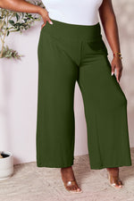 Journey Smocked Wide Waistband Wide Leg Pants