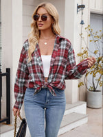 Gemma Pocketed Plaid Long Sleeve Shirt