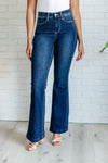 Mavis High Rise Side Seam Detail Flare Judy Blue Jeans