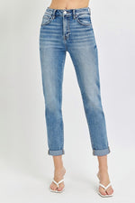 Belinda High Rise Cropped Roll Up Kancan Jeans