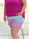 Somewhere Over The Rainbow Judy Blue Shorts